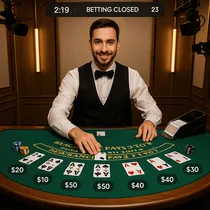 LunuBet - Live Blackjack - Krupier na żywo