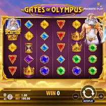 LunuBet - Gra Gates of Olympus - Pragmatic Play